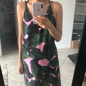 Palm Leaf Beach Dress